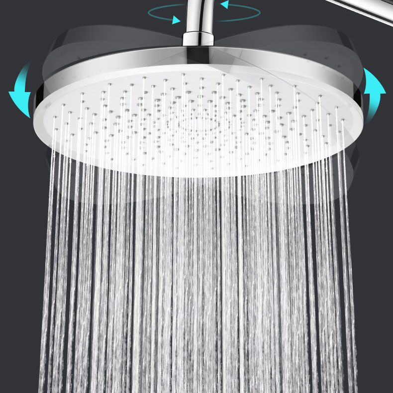 Skorter | Round Fixed Shower Head High Flow Aerated Wall Mount Shower Head