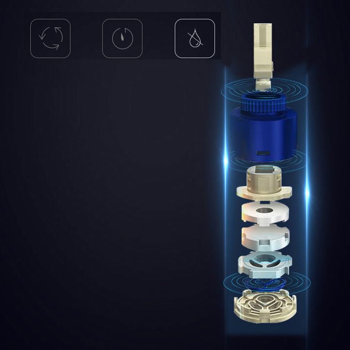 Skorter | Cubic Container Sink Faucet Simple Low Arched Bathroom Faucet with 1 Hole