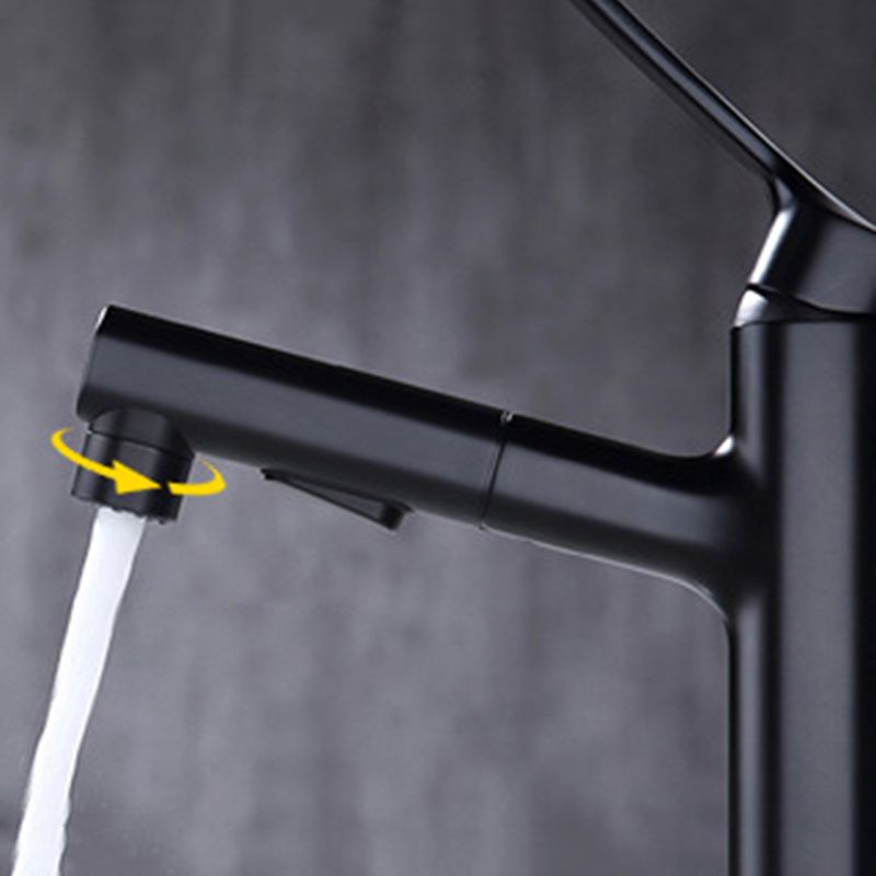 Skorter | Round Vessel Sink Bathroom Faucet Simple Style Faucet with Brass Material