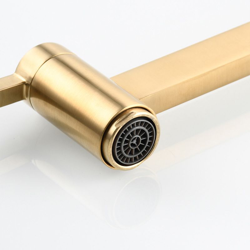 Skorter | Beautiful Wall Mounted Brass Fixtures Stain Resistant Wall Mounted Bathroom Faucet