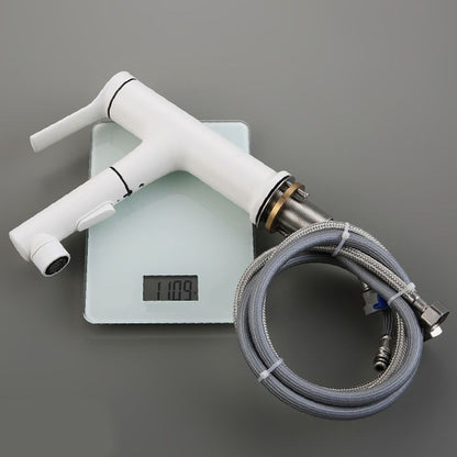 Skorter | Contemporary Single Handle Faucet Pull Out Kitchen Faucet with Lever Handle