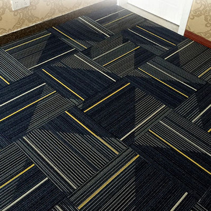 Skorter | Dark Color Level Loop Carpet Tile Non-Slip Self-Adhesive Indoor Office Carpet Tiles
