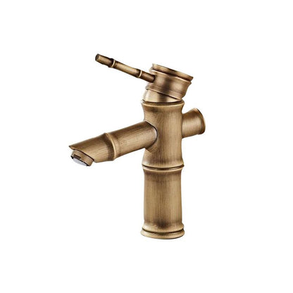 Skorter | Brass Country Basin Faucet Single Hole Sink Faucet for Bathroom