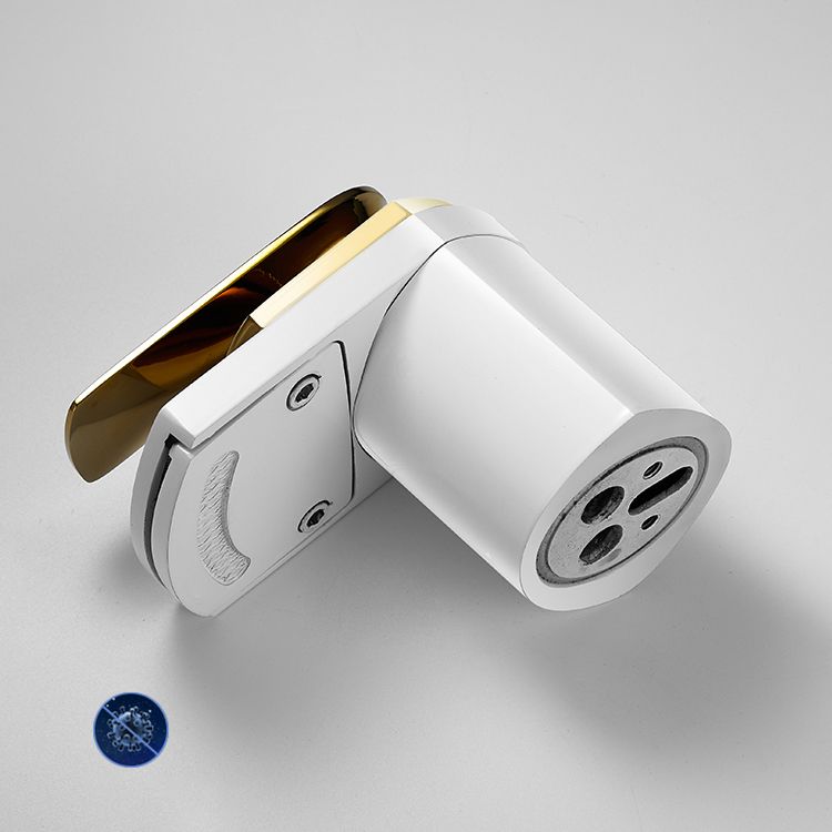 Skorter | Bathroom Sink Faucet Lever Handle Brass Waterfall Spout Sink Faucet