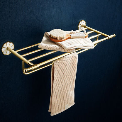 Skorter | Metal Simple Bathroom Accessories as Individual Piece or in Set in Gold