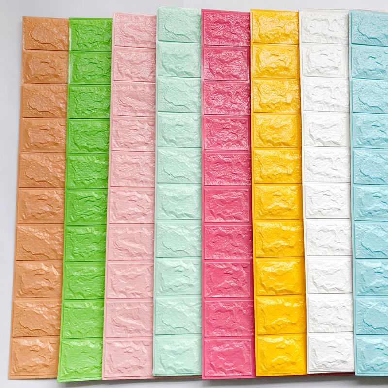 Skorter | 3D Faux-Brick Wall Panel Peel and Press Foam Living Room Waterproof Wall Ceiling