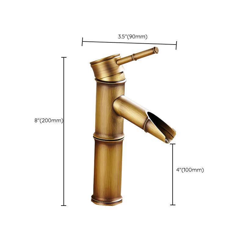 Skorter | Country House Style Single Hole Sink Faucet with a Lever Handle