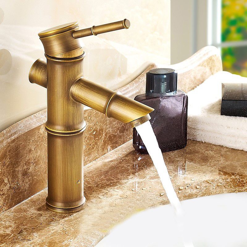 Skorter | A hole water tap country sink bathroom faucet with single lever handle