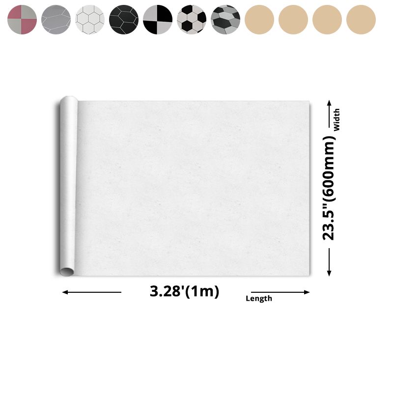Skorter | Bathroom Wall Floor Tile Waterproof Geometric Pattern Floor Wallpaper