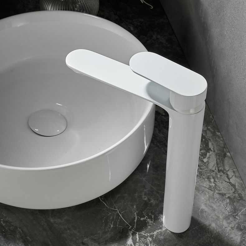 Skorter | Bathroom Sink Faucet Lever Handle Brass Single Color Bathroom Faucet