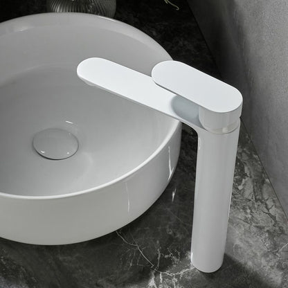 Skorter | Bathroom Sink Faucet Lever Handle Brass Single Color Bathroom Faucet