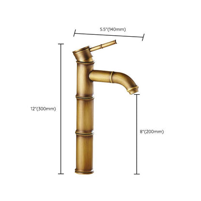 Skorter | Country House Style Single Hole Sink Faucet with a Lever Handle