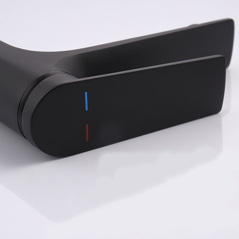 Skorter | Modern faucet brass lever handles low arc sink bathroom faucet