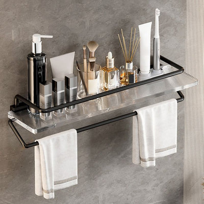 Skorter | Contemporary Black Metal Bathroom Accessories Single Piece or as a Set