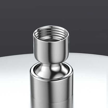 Skorter | Metal Shower Combo Contemporary Fixed Shower Head with Round and Rectangular Shape