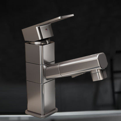 Skorter | Contemporary bathroom sink faucet single-handle swivel spout sink faucet