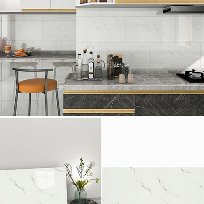 Skorter | 30 cm X 58 cm PVC rectangular Peel & Stick subway tile kitchen and bathroom backsplash