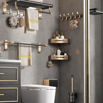 Skorter | 7-piece traditional bathroom accessory set aluminum bathroom accessory set