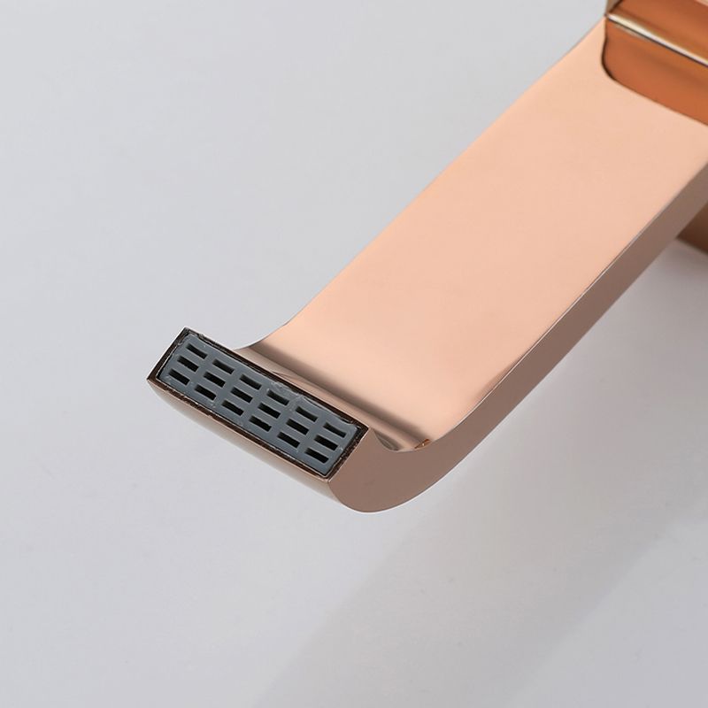 Skorter | Contemporary Wall Mounted Bathroom Faucet Handle Knob Solid Brass Square Faucet