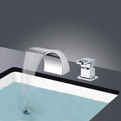 Skorter | Modern Brass Roman Bathtub Faucet Waterfall Spout Bathtub Faucet