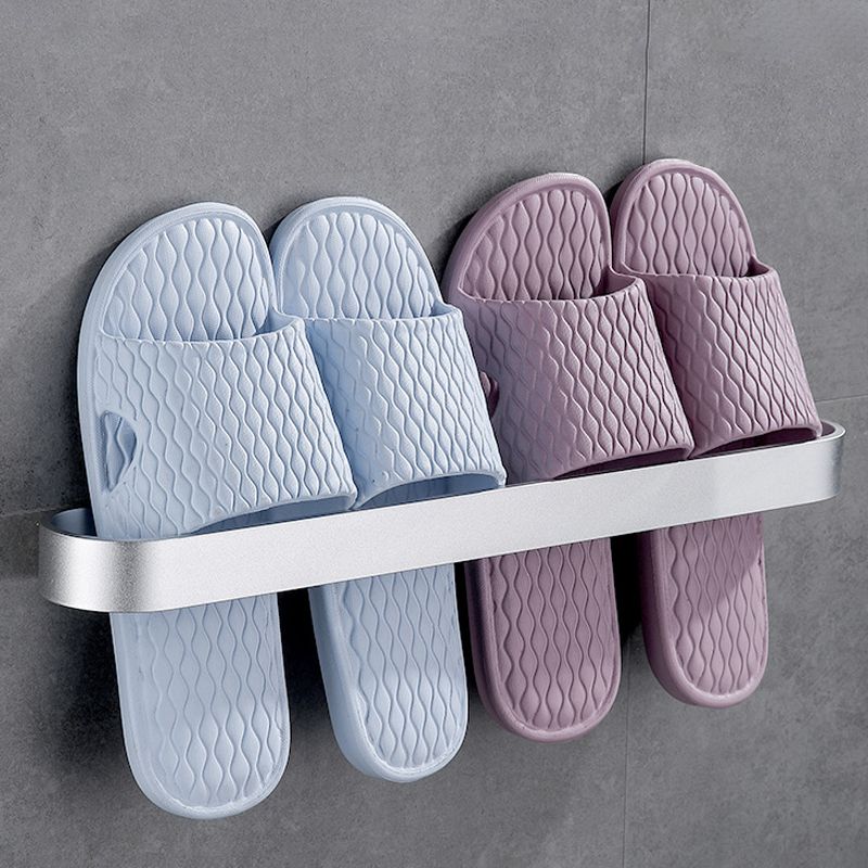 Skorter | Contemporary 2-piece Bathroom Accessory Set Aluminum Stainless Steel Towel Bar