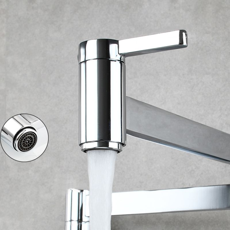 Skorter | 1-handle brushed nickel widespread faucet 1 hole wall-mounted bathroom faucet with brass