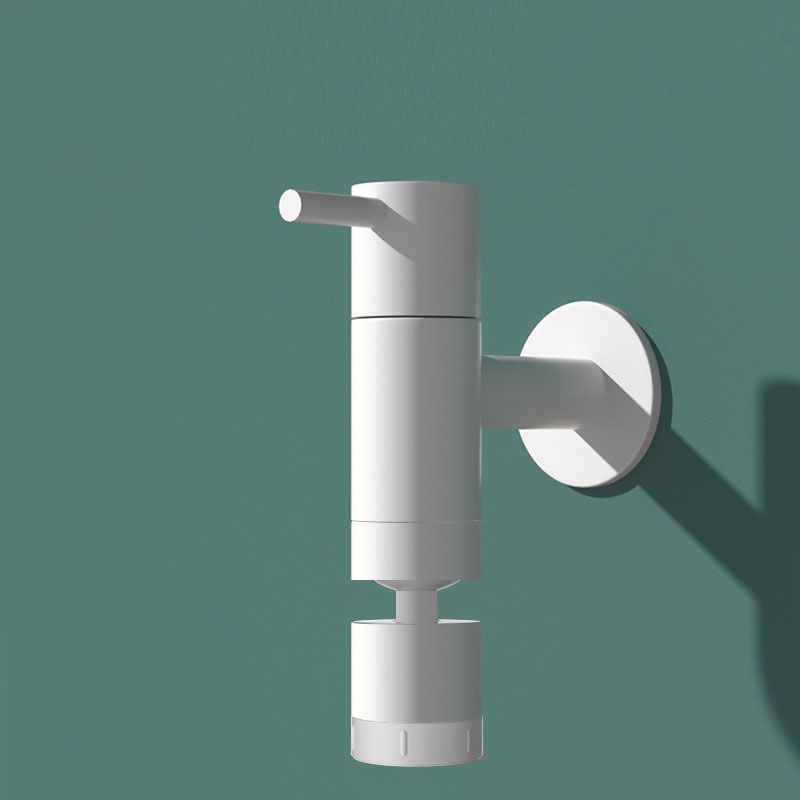 Skorter | Contemporary Wall-Mounted Bathroom Faucet One Hole Solid Brass Round Faucet