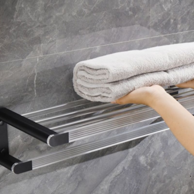 Skorter | Black Bathroom Set Metallic & Acrylic Bathroom Accessories Set made of Stainless Steel Aluminium