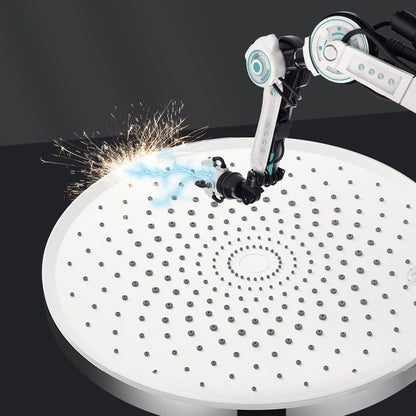 Skorter | Round Dual Shower Head H2O Kinetic Technology Adjustable Shower Head