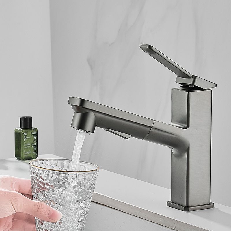 Skorter | Contemporary Basin Mixer Lever Handles Low Arc Copper Basin Mixer