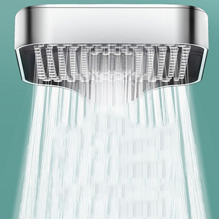 Skorter | Contemporary Rectangular Hand Shower Adjustable Spray Pattern Showerhead