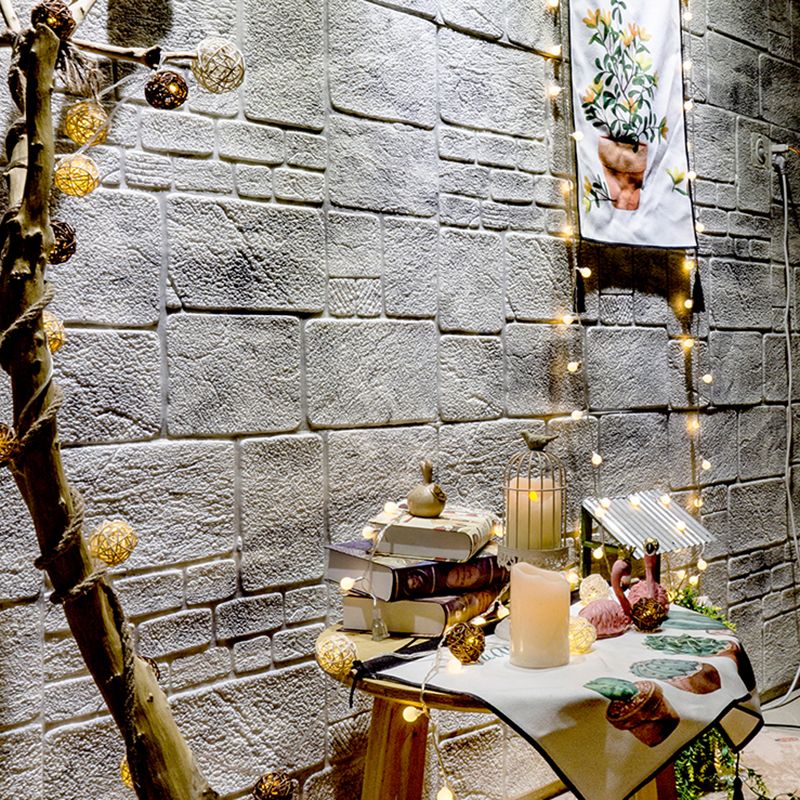 Skorter | 3D artificial stone wall panel industrial style living room wall panel (pack of 10)