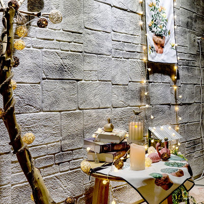 Skorter | 3D artificial stone wall panel industrial style living room wall panel (pack of 10)