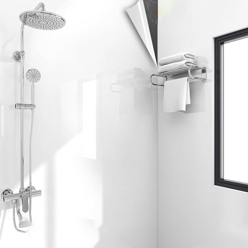Skorter | Modern Peel and Stick Splash Guard Wall Tile PVC Wallpaper for Shower