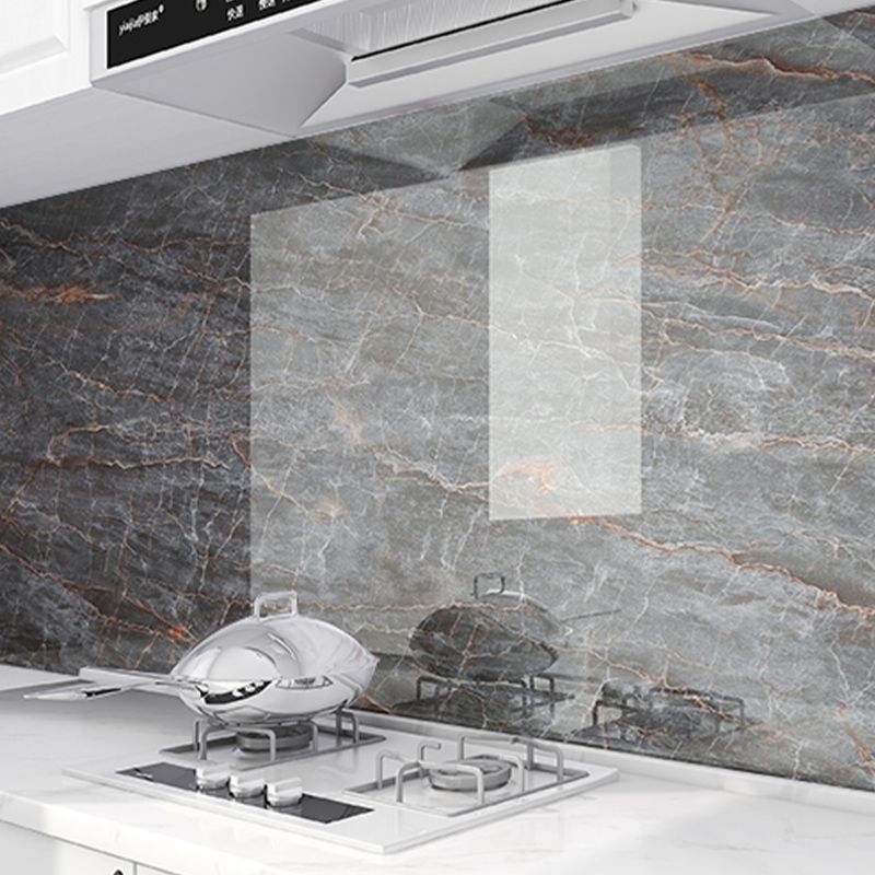 Skorter | 23.6" Rectangular Single Tile PVC Peel and Stick Floor Tile for the Kitchen