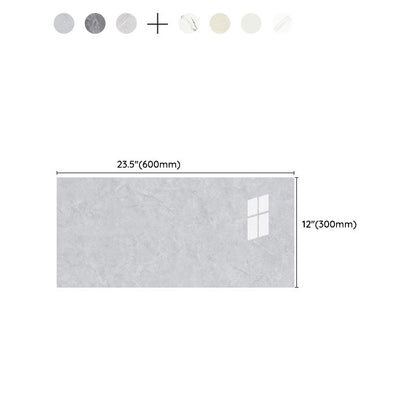 Skorter | 10-pack 12" X 23" PVC rectangular peel & stick field tile kitchen and bathroom back paneling