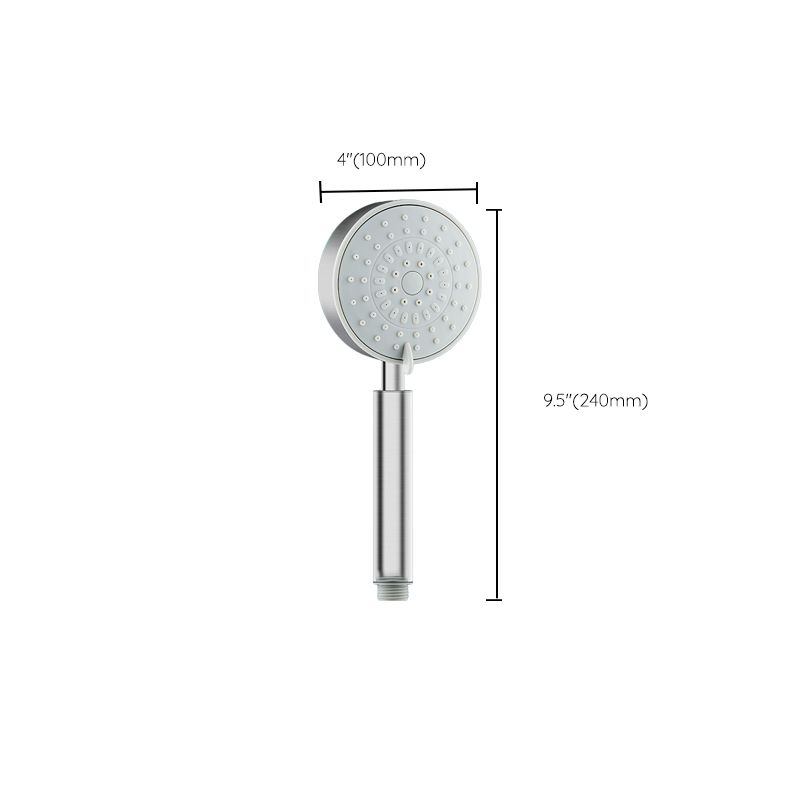 Skorter | Round self-cleaning hand shower adjustable spray pattern stainless steel hand shower