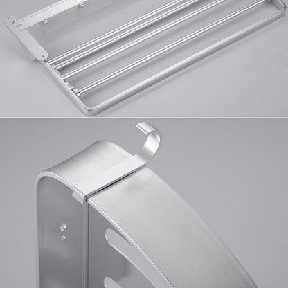 Skorter | 6-piece contemporary bathroom accessory set bathroom shelf/towel bar paper holder included