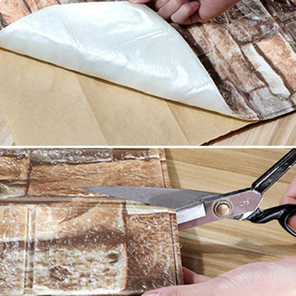 Skorter | Country House Wall Plank 3D Brick Bathroom Living Room Wall Panels Set of 2