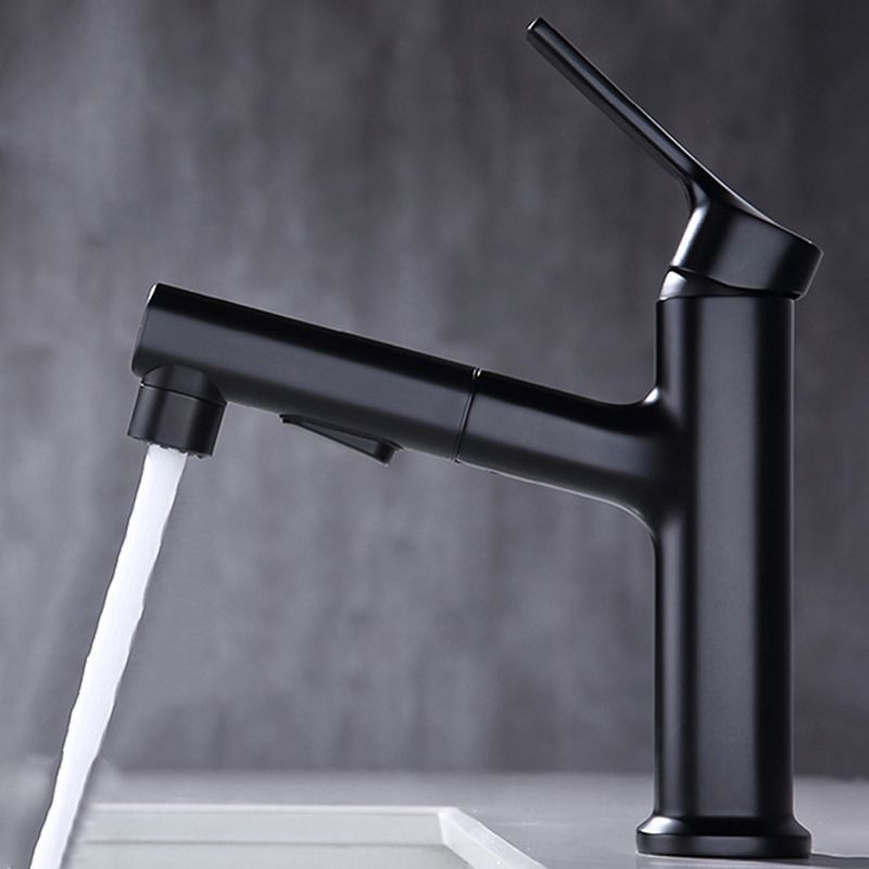 Skorter | Round Vessel Sink Bathroom Faucet Simple Style Faucet with Brass Material