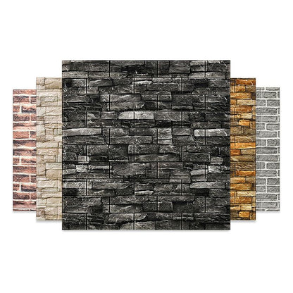 Skorter | 3D embossing interior wall panel self-adhesive square wall panel