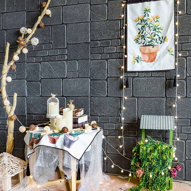 Skorter | 3D artificial stone wall panel industrial style living room wall panel (pack of 10)