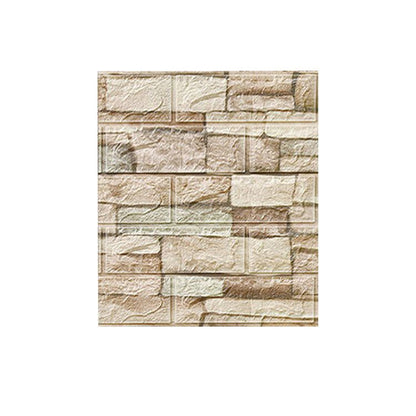Skorter | Country House Wall Shelf 3D Brick Living Room Wall Panel Set of 2