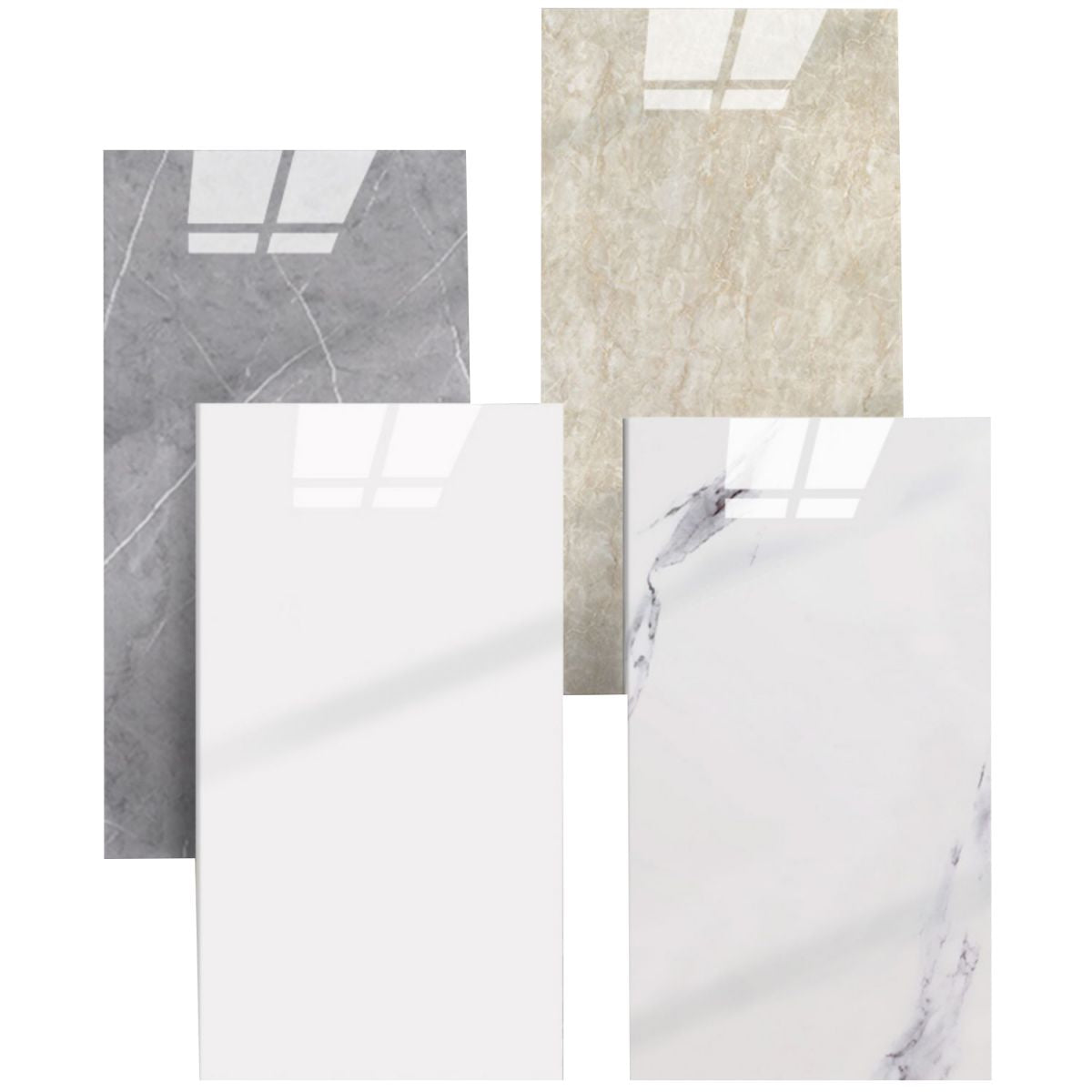 Skorter | 2-Pack 16" X 32" PVC Rectangular Peel & Stick Subway Tiles for Kitchen and Bathroom