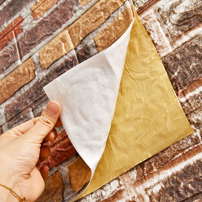 Skorter | 3D Artificial Brick Wall Panel Industrial Style Living Space Wall Plate (Pack of 10)