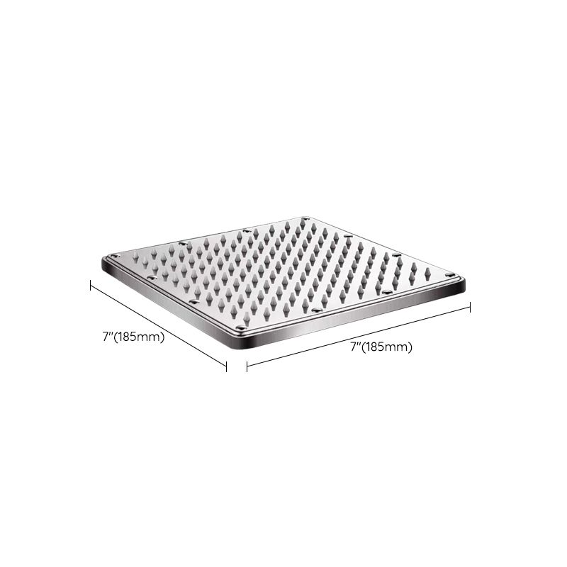 Skorter | Contemporary Style Shower Head Bathroom Fixed Shower Head with Round and Square Shape