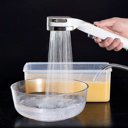 Skorter | 4-Stage Pressure Shower Head One-Button Water Stop Handheld Shower Head