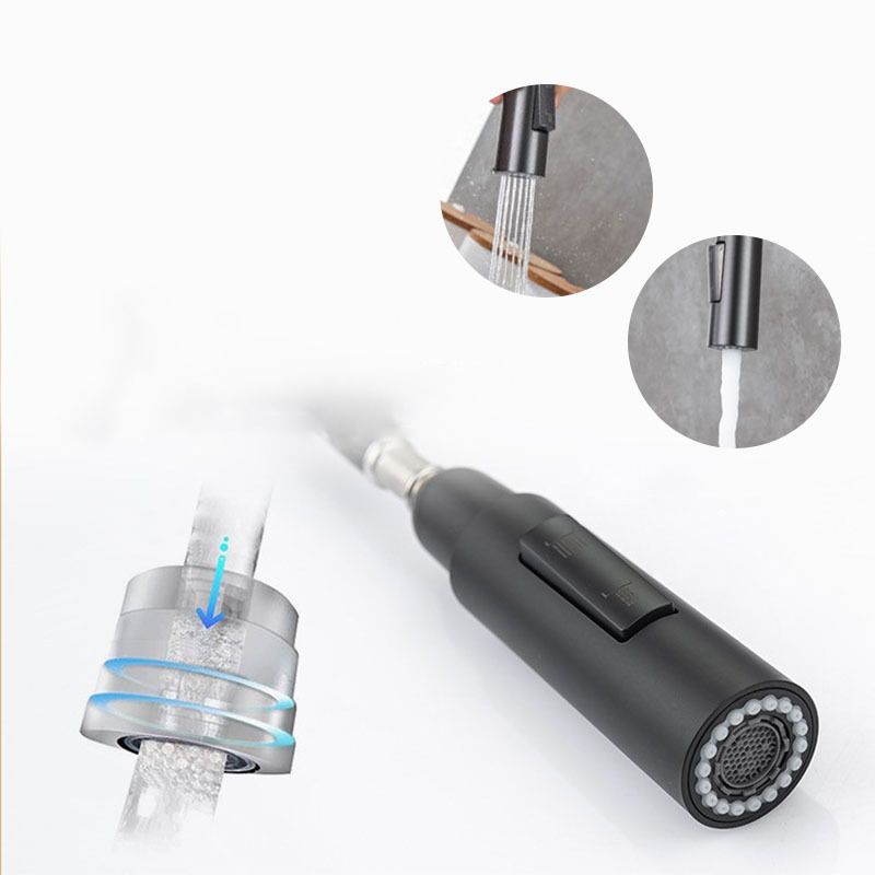 Skorter | Goose Neck Kitchen Sink Faucet Three-Way Flow with Pull-Down Spray Head