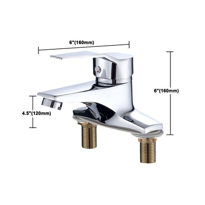 Skorter | 1or2-Handle Brushed Nickel Widespread Faucet 2 Hole Center Set Sink Faucet