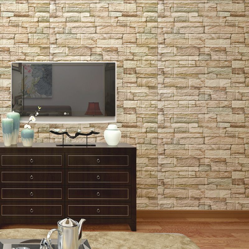 Skorter | 3D embossing interior wall panel self-adhesive square wall panel